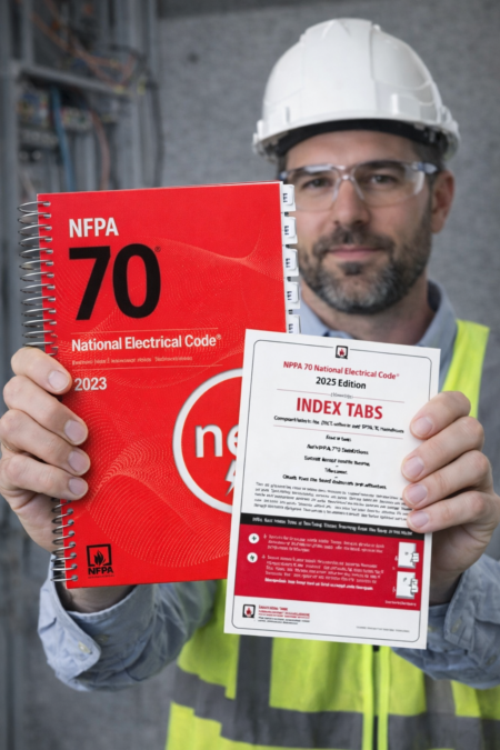 NFPA 70 National Electrical Code Nec Spiral 2023 Edition With Index Tab