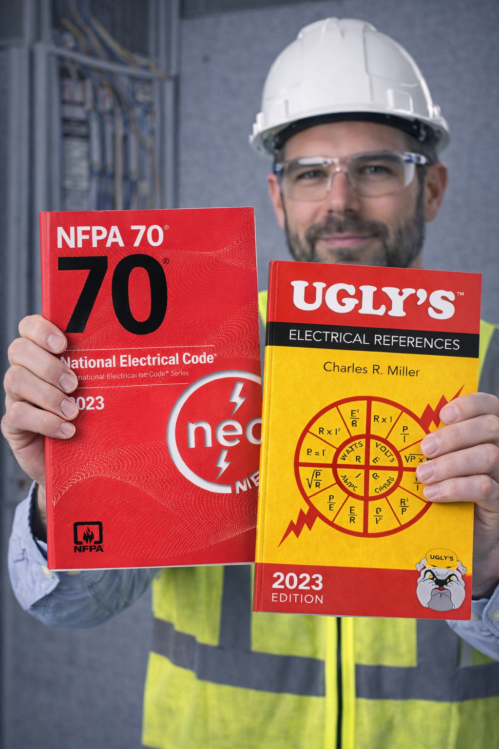 National Electrical Code Hand Book 2023 Paperback Edition + Ugly’s Electrical Reference 2023 with INDEX TABS