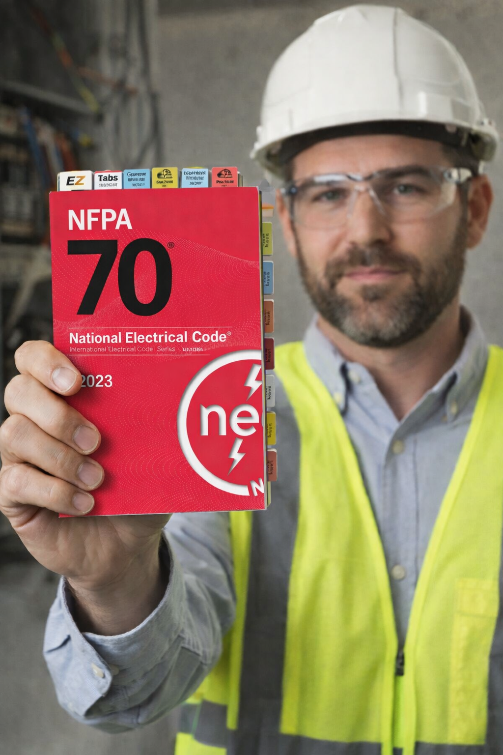 NFPA 70 National Electrical Code 2023 Paperback with EZ Tabs