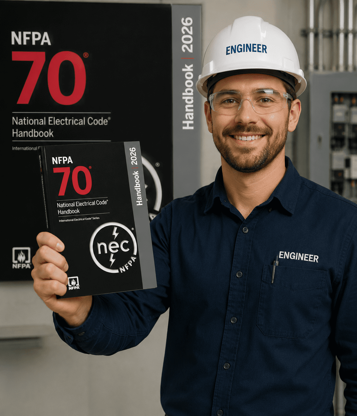 NFPA 70 National Electrical Code (NEC) Handbook 2026 Hardcover with Index Tab