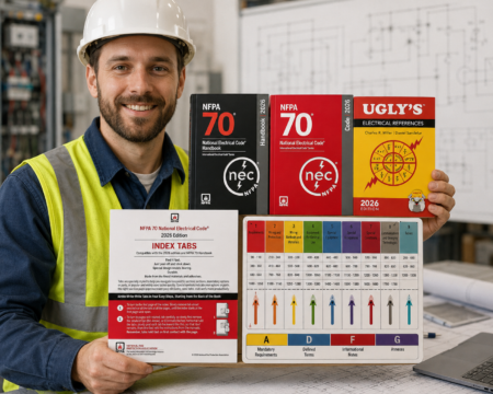 NFPA 70 NEC Handbook Hardcover With Nec Paperback 2026+ Ugly’s Electrical References 2026 with Index Tab